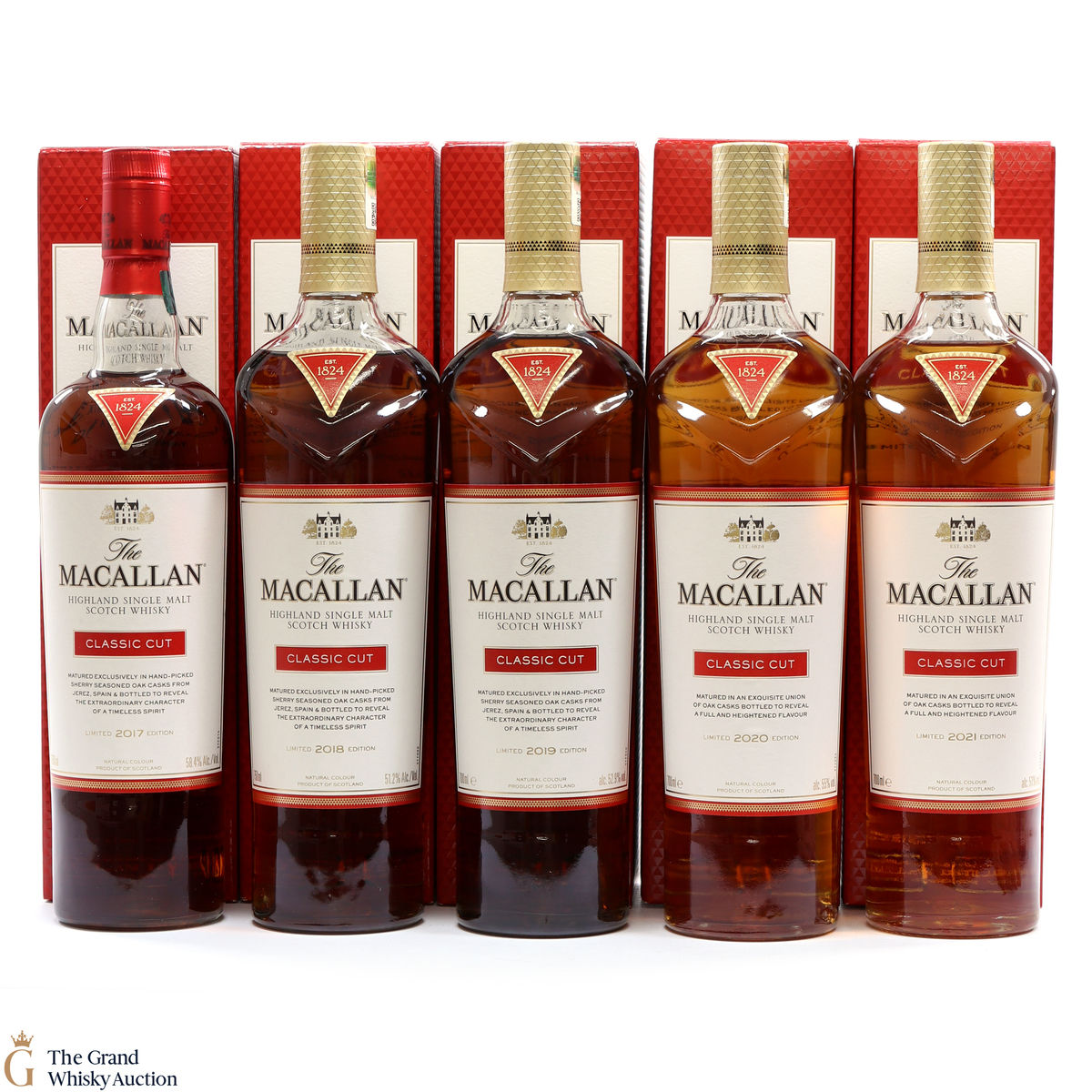 Macallan - Classic Cut - 2017, 2018, 2019, 2020 & 2021
