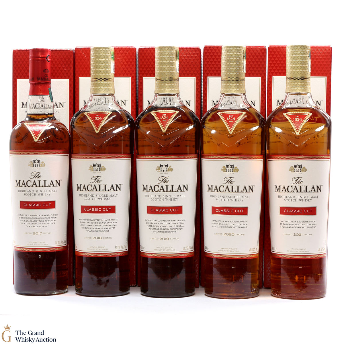 Macallan - Classic Cut - 2017, 2018, 2019, 2020 & 2021