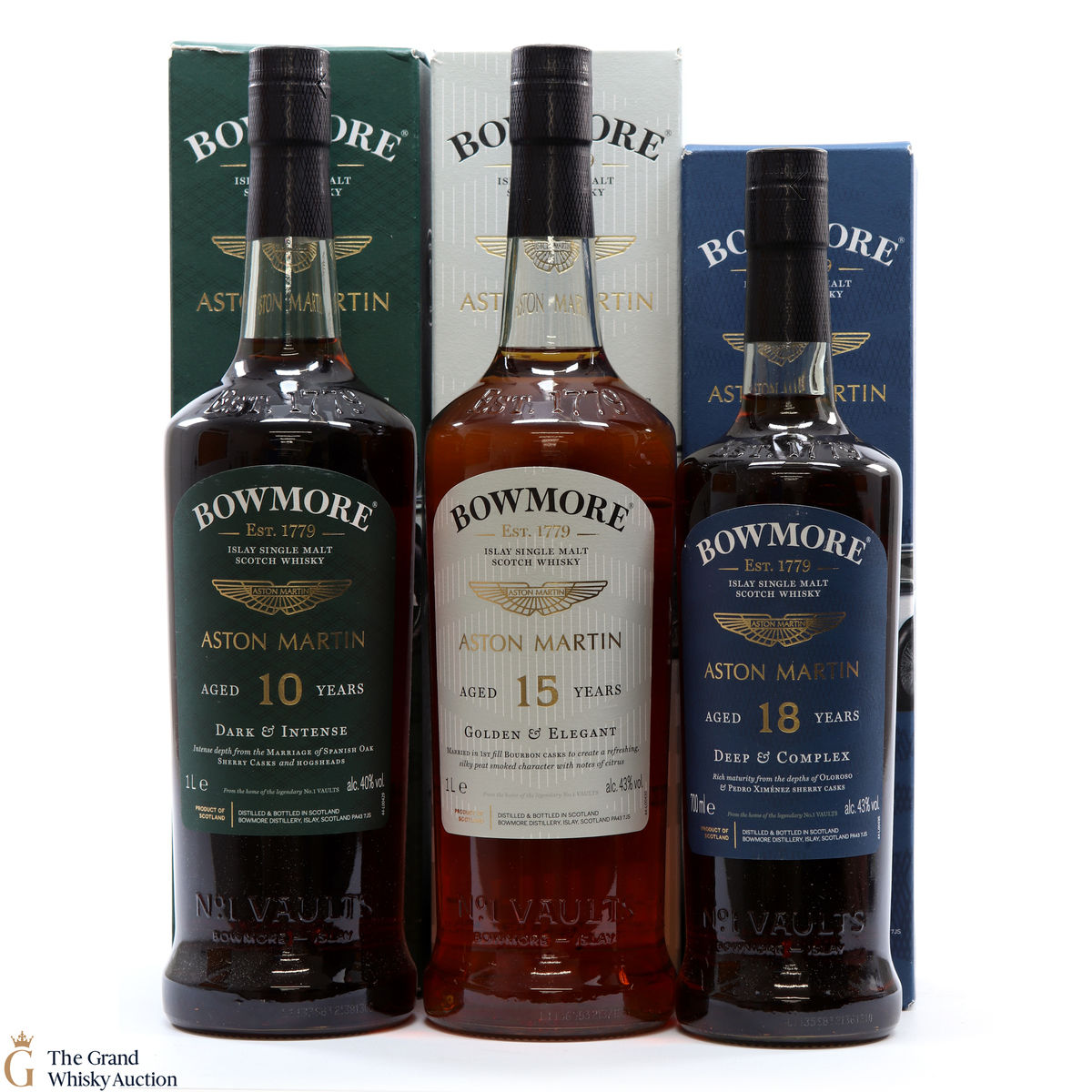 Bowmore - Aston Martin - Edition 1, 2 + 3