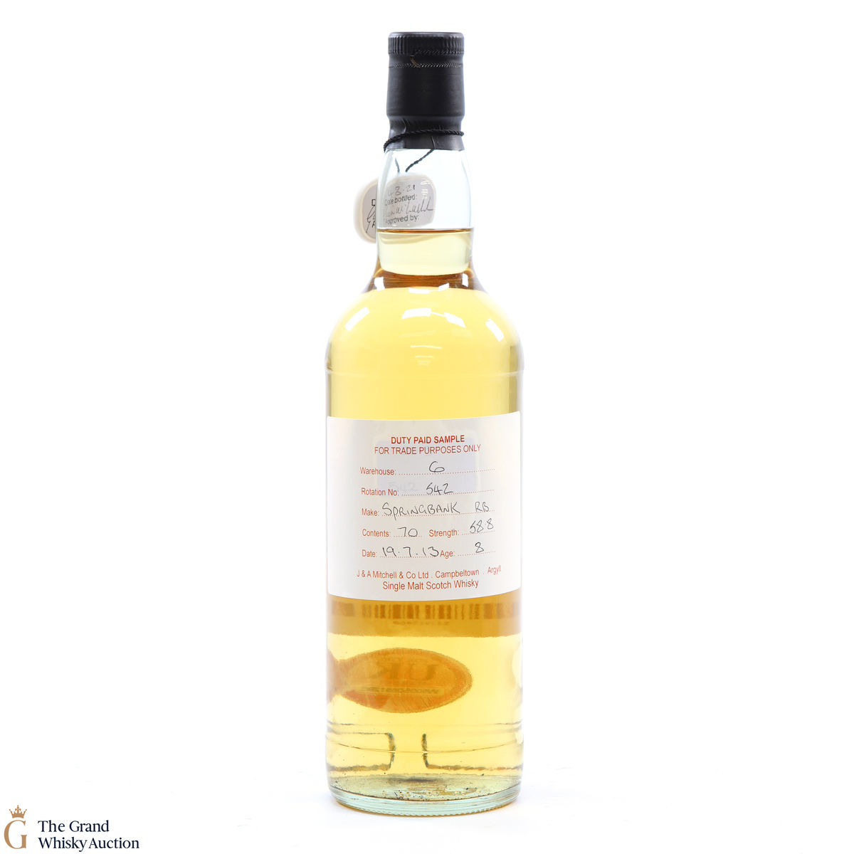Springbank - 8 Year Old - 2013 Refill Barrel 58.8%