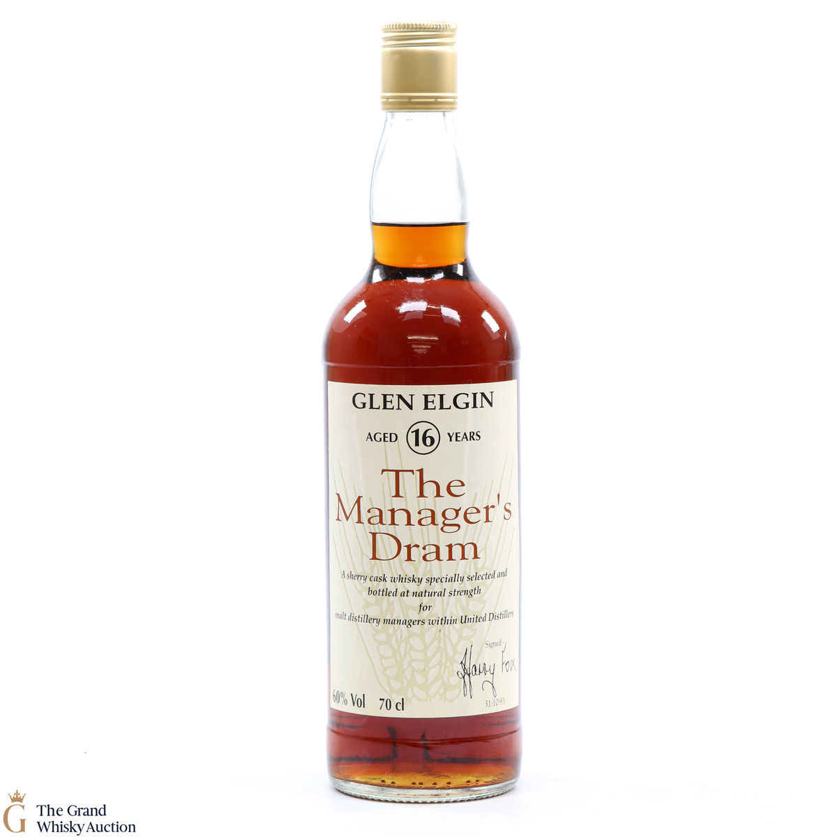 Glen Elgin - 16 Year Old - Manager's Dram 1993