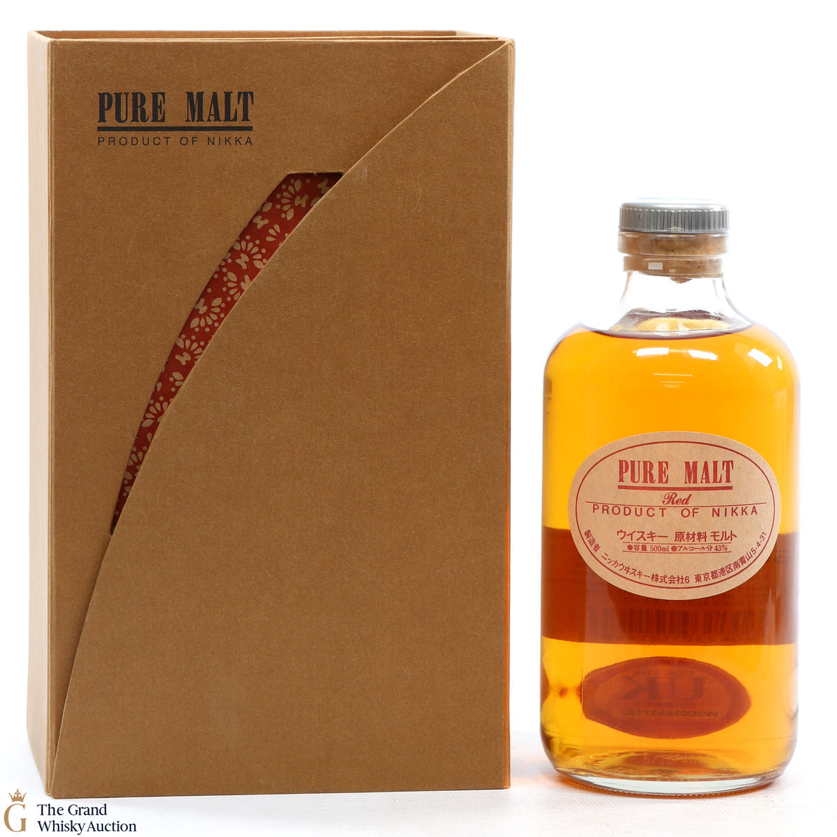 Nikka - Pure Malt Red 50cl & Notebook