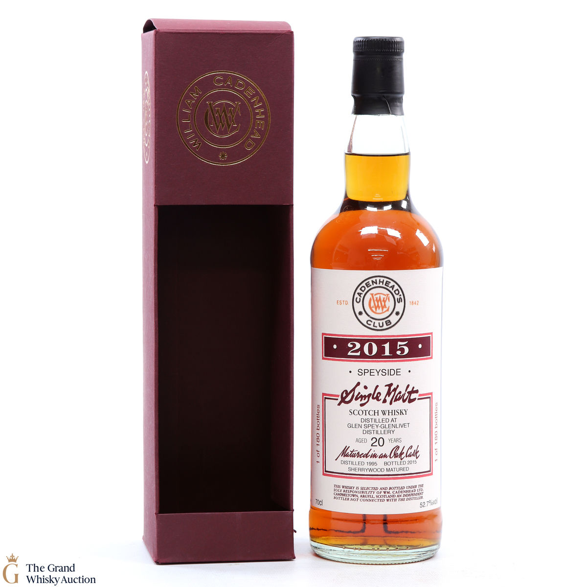 Glen Spey-Glenlivet - 20 Year Old 1995 - Cadenhead's Club