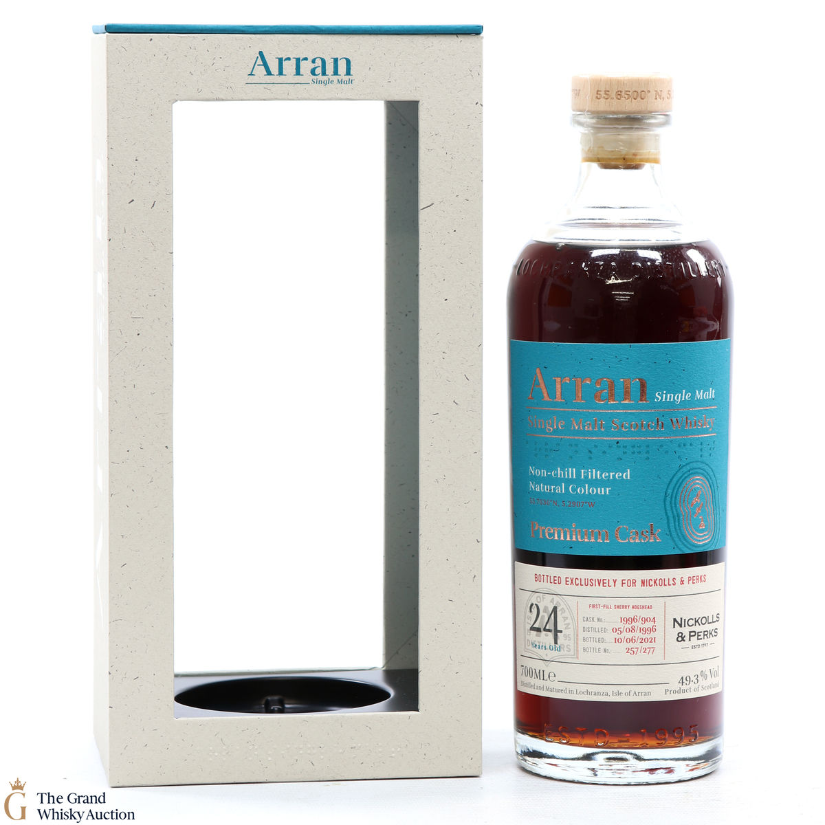 Arran - 24 Year Old - Sherry Cask #1996/904 Nickolls & Perks