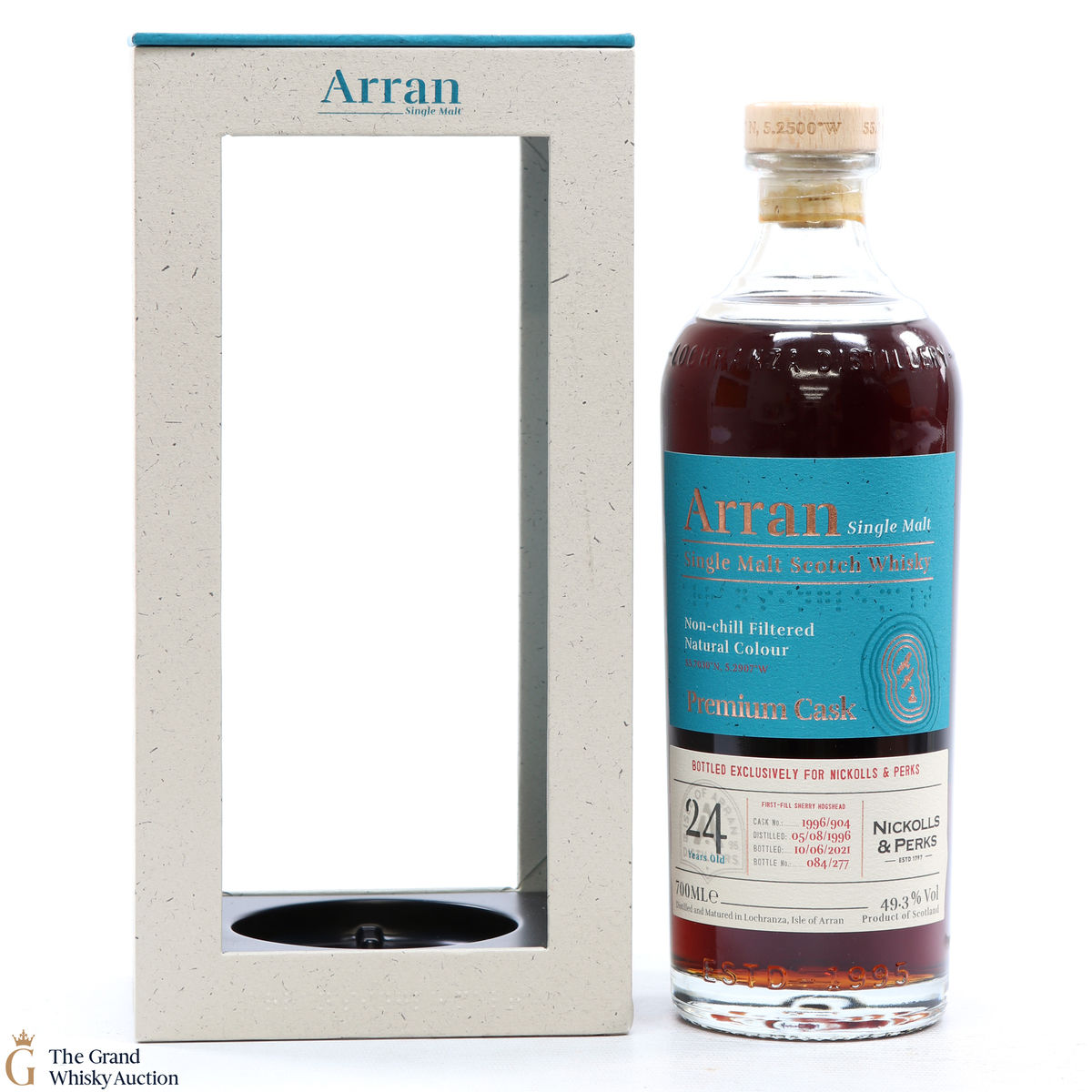 Arran - 24 Year Old - Sherry Cask #1996/904 Nickolls & Perks