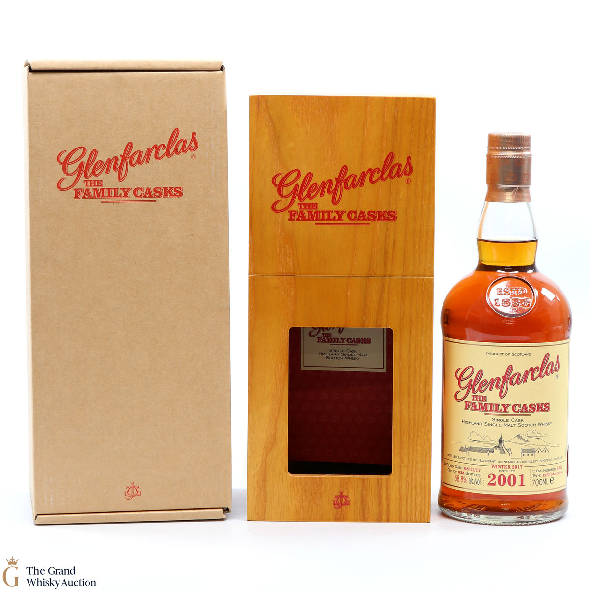 Glenfarclas - 2001 Family Cask Winter 2017 #3352