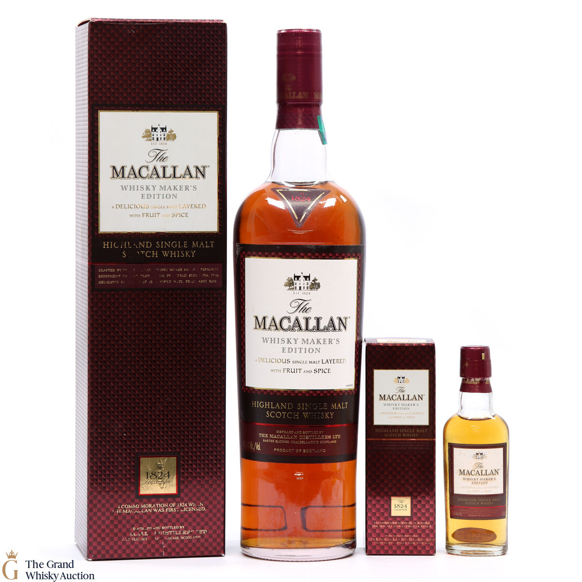 Macallan - The 1824 Collection - Whisky Maker's Edition (70cl & 5cl)