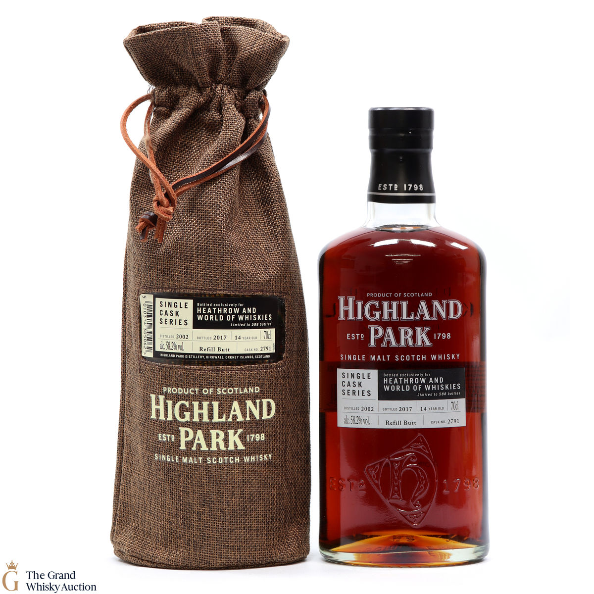 Highland Park - 14 Year Old - Single Cask #2791 - Heathrow and World of Whiskies