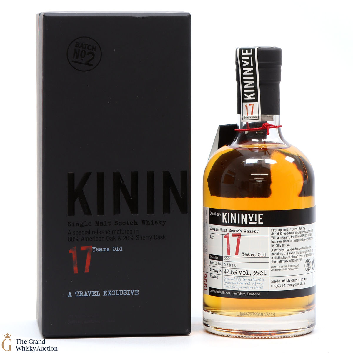 Kininvie - 17 Year Old 1996 Batch #002 (35cl)