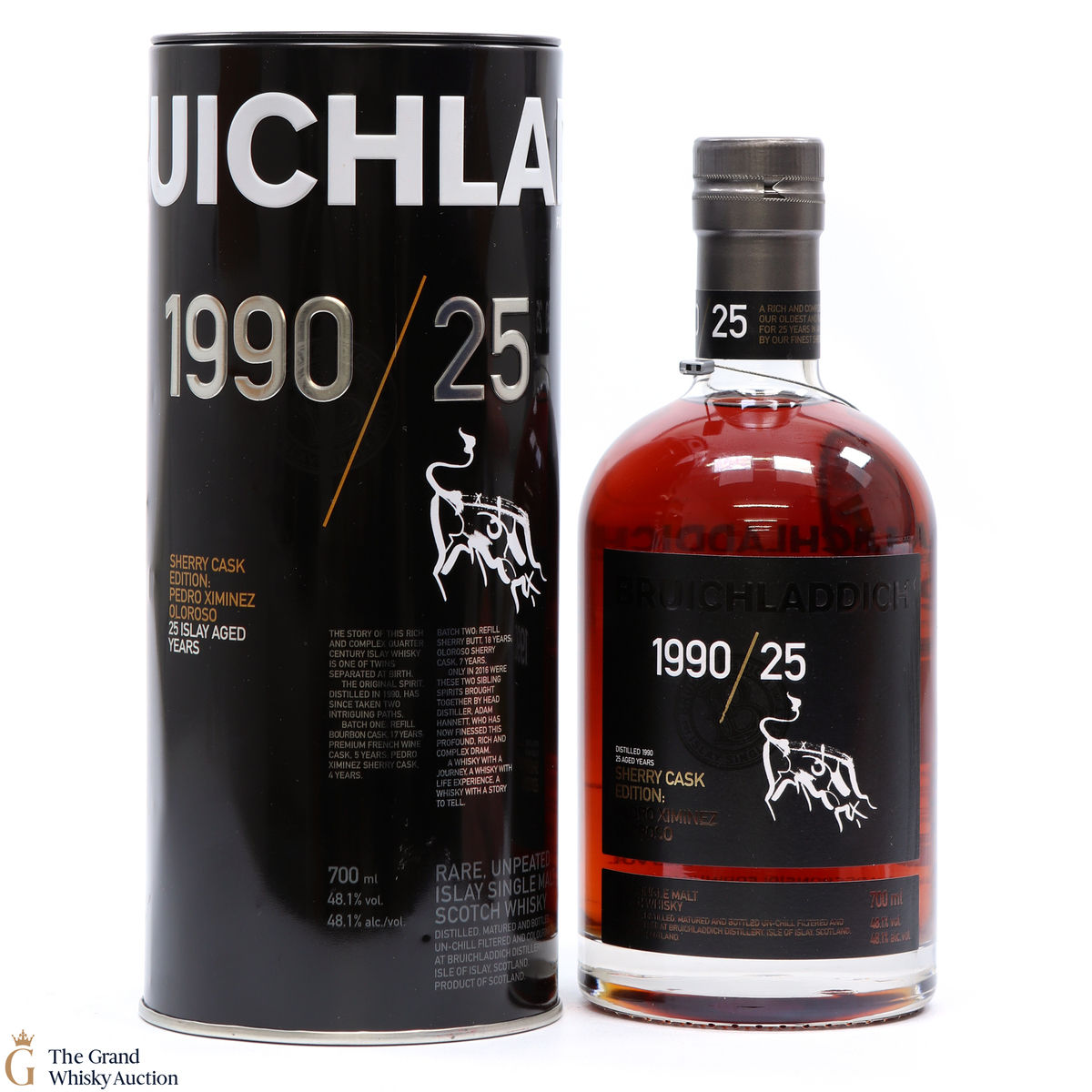 Bruichladdich - 25 Year Old 1990 -  Sherry Cask - Rare Cask Series 