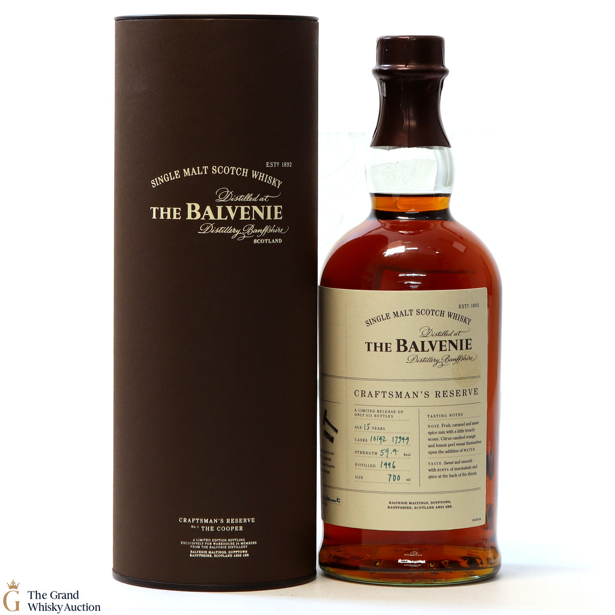 Balvenie - 15 Year Old - Craftsman's Reserve - The Cooper