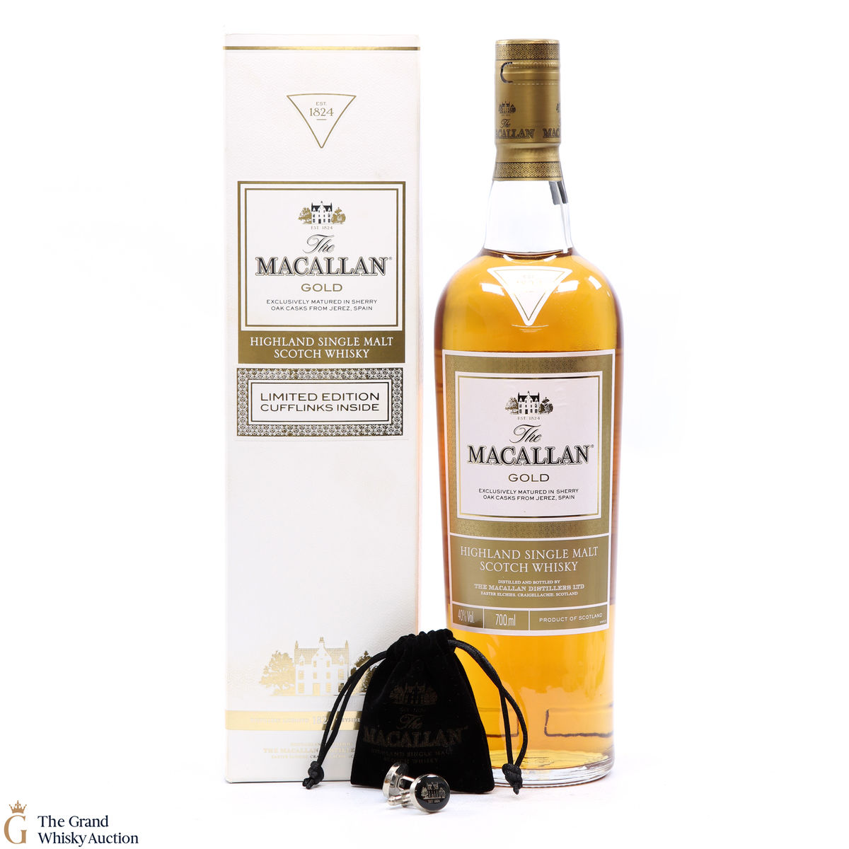 Macallan - The 1824 Series - Gold - With Cufflinks