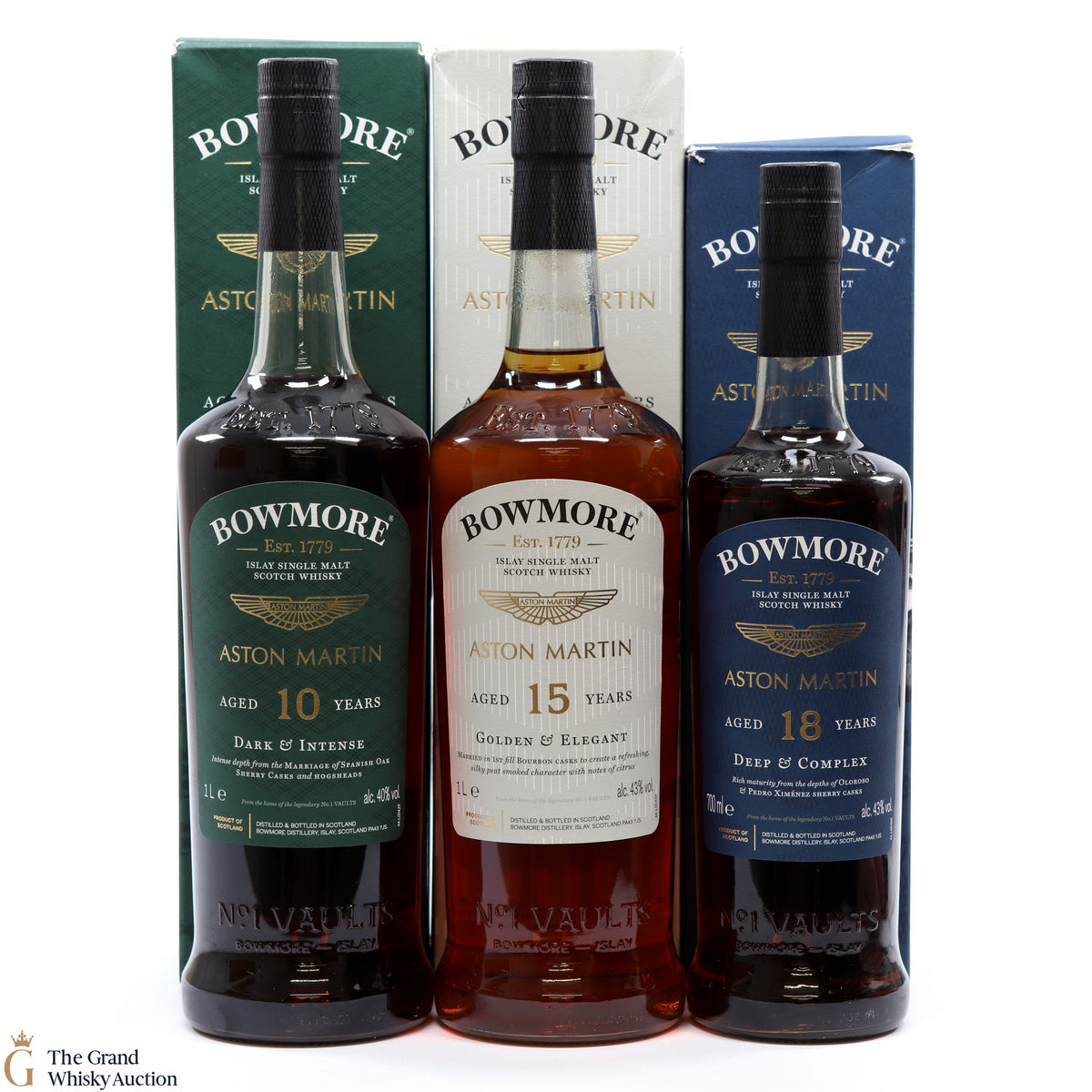 Bowmore - Aston Martin - Edition 1, 2 + 3