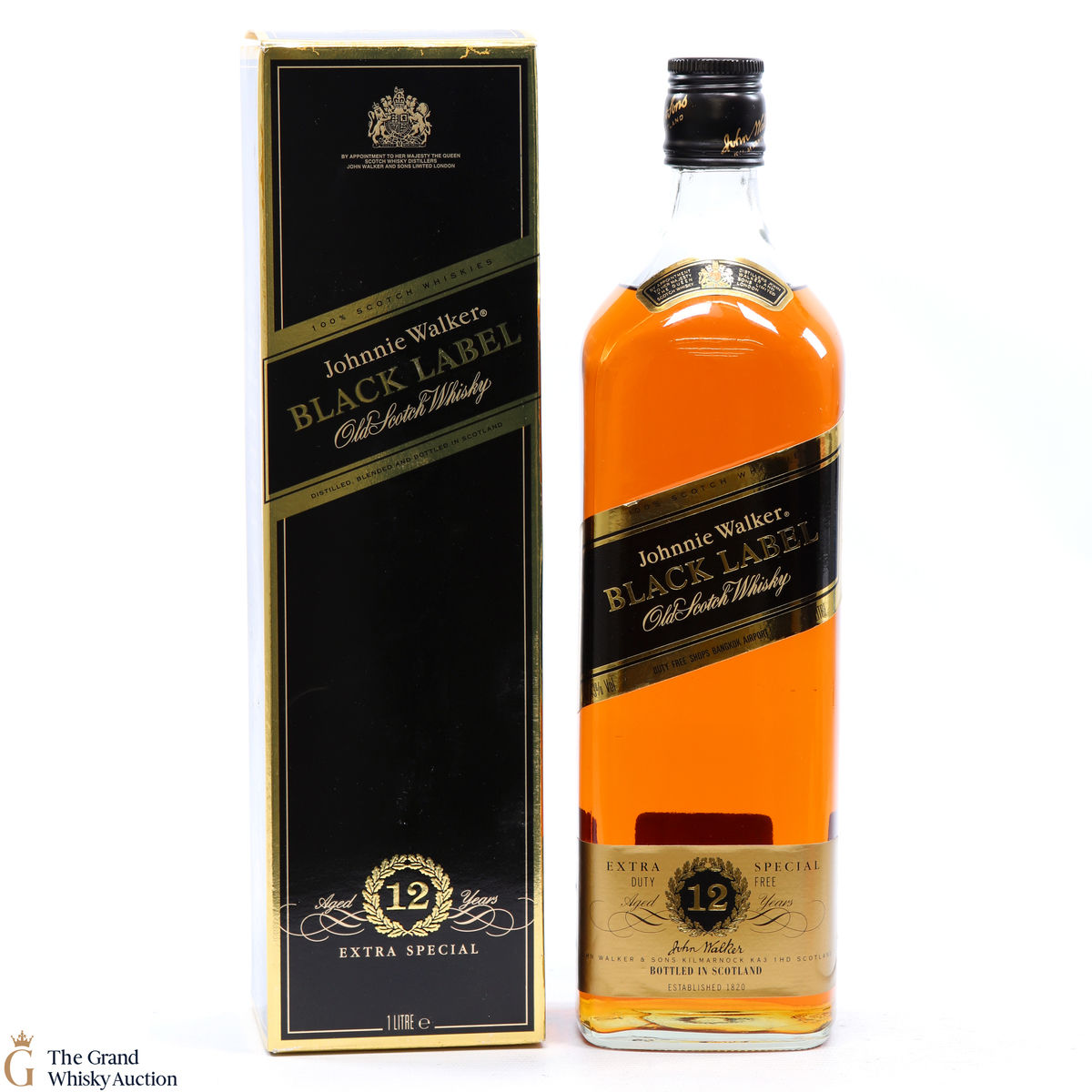 Johnnie Walker - 12 Year Old-  Black Label 1L