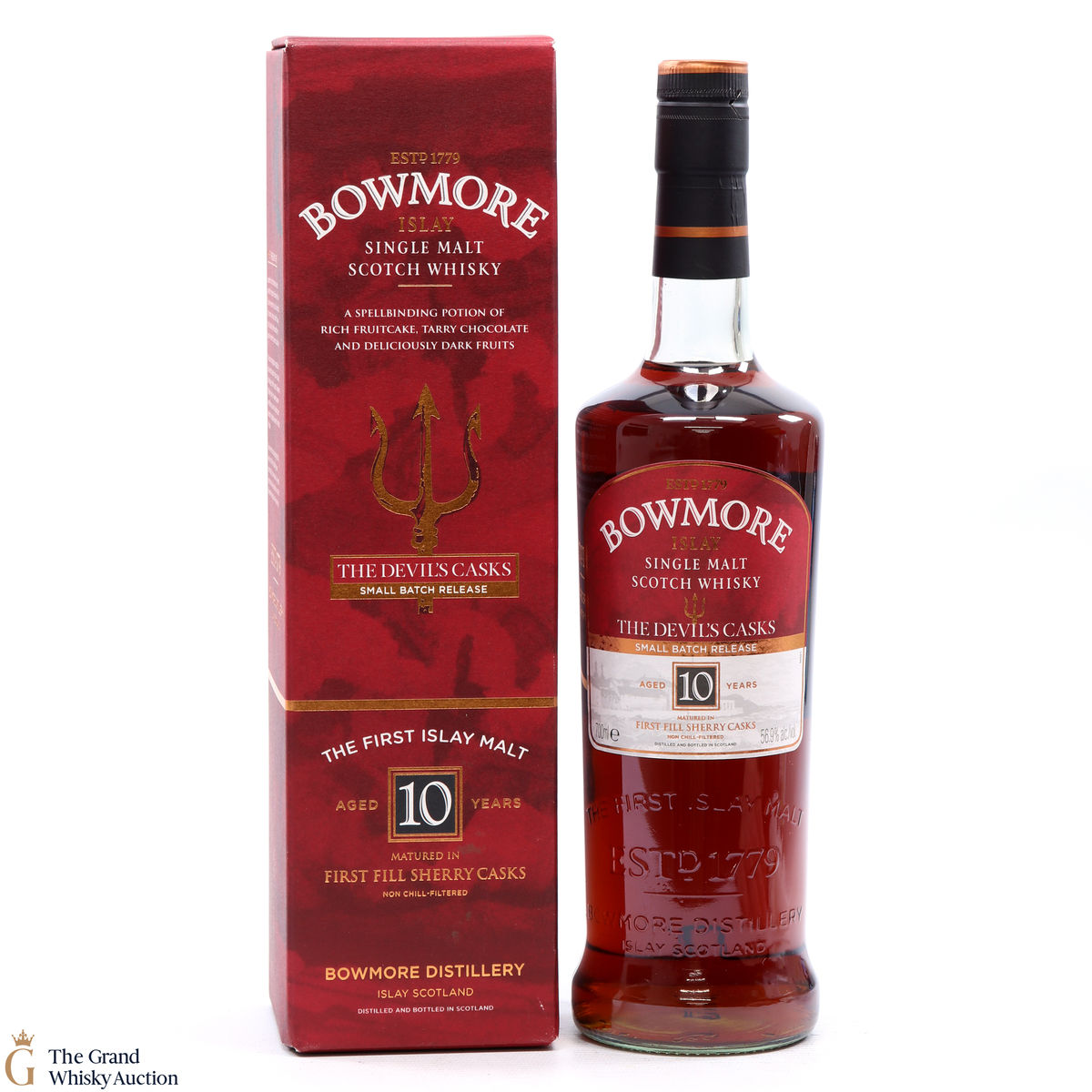 Bowmore - 10 Year Old Devil's Cask Inspired First Release Small Batch 