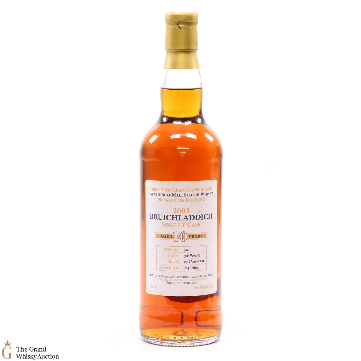 Bruichladdich - 10 Year Old 2003 - Private Cask #312 Grant Carmichael