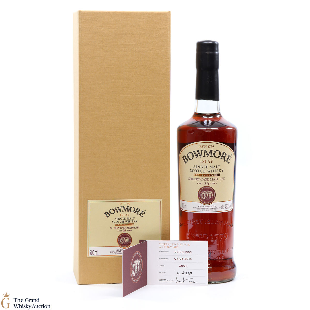 Bowmore - 26 Year Old 1988 - Feis Ile 2015 #3001
