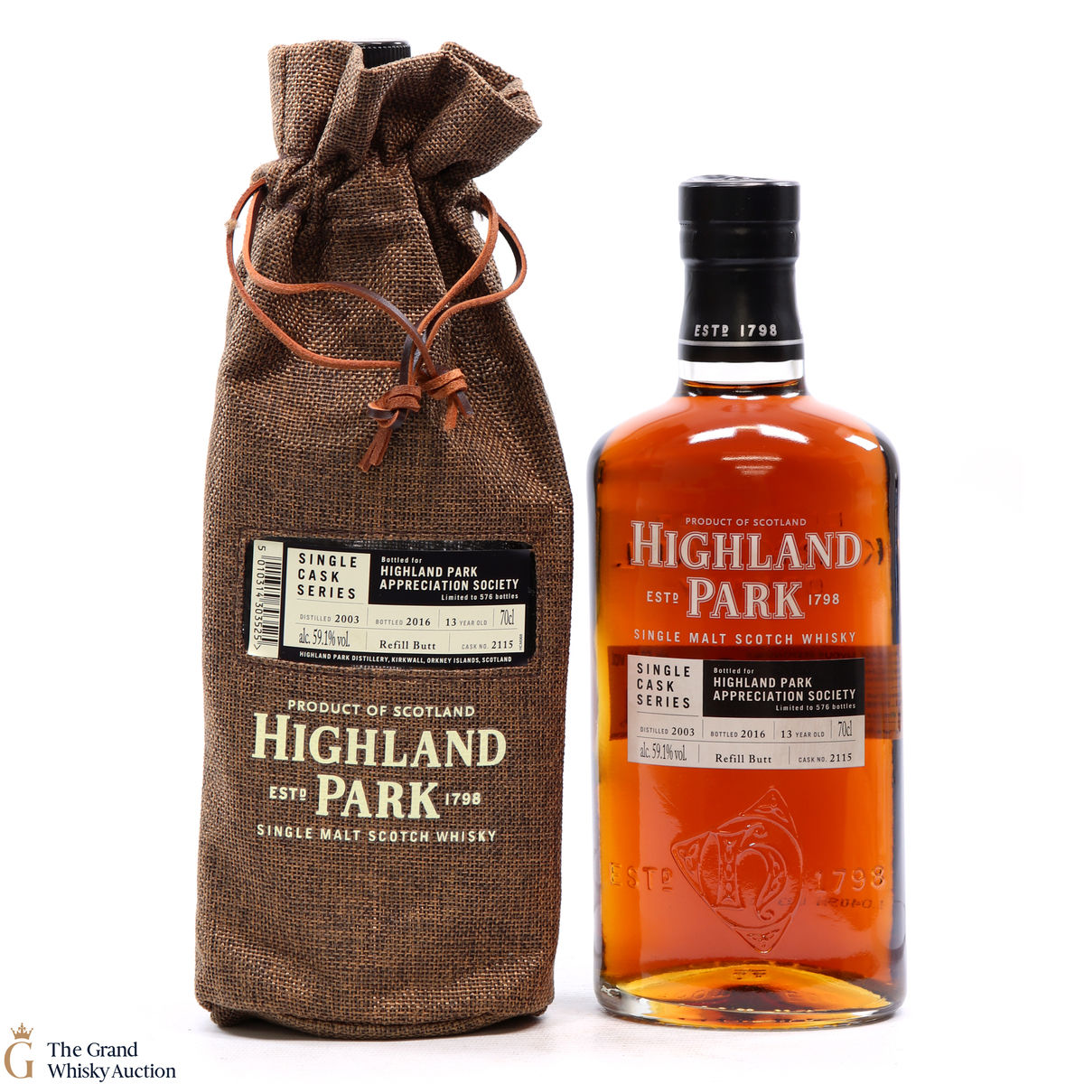 Highland Park - 13 Year Old - Single Cask #2115 - Highland Park Appreciation Society