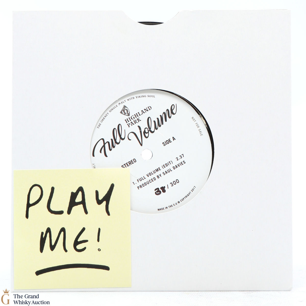 Highland Park - Limited Edition 7" Vinyl (NO BOTTLE)