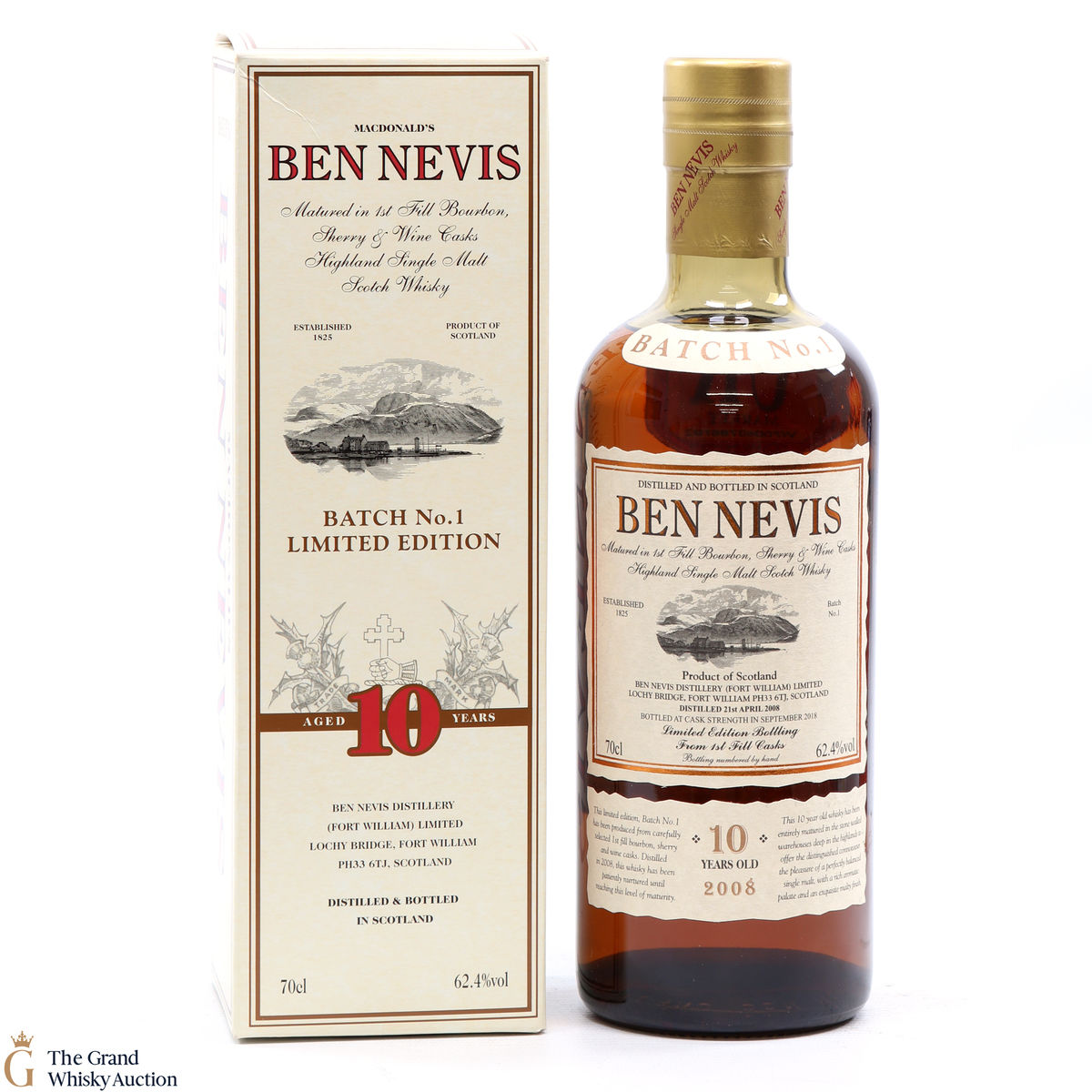 Ben Nevis - 10 Year Old 2008 Cask Strength Batch #1