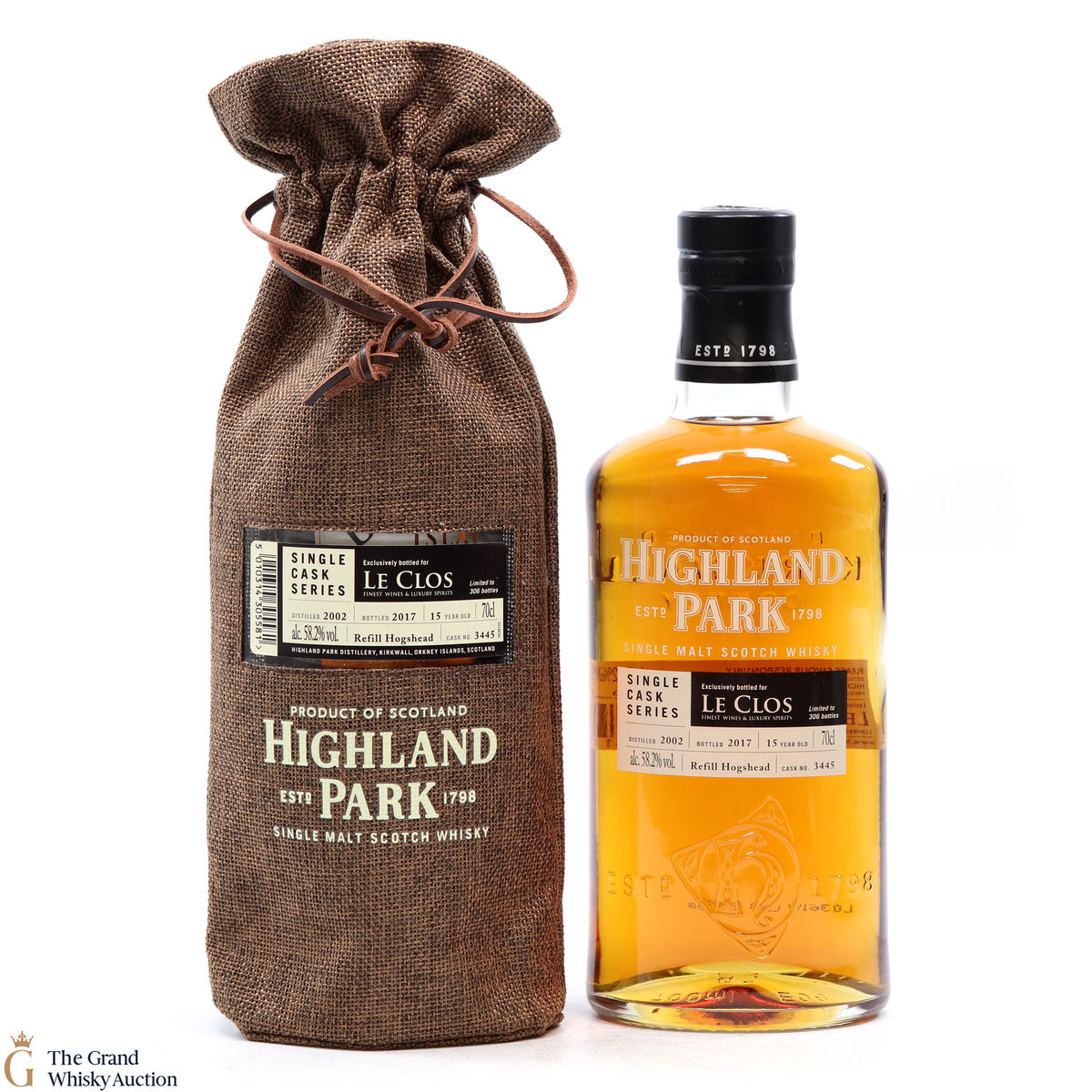 Highland Park - 15 Year Old - Single Cask #3445 - Le Clos