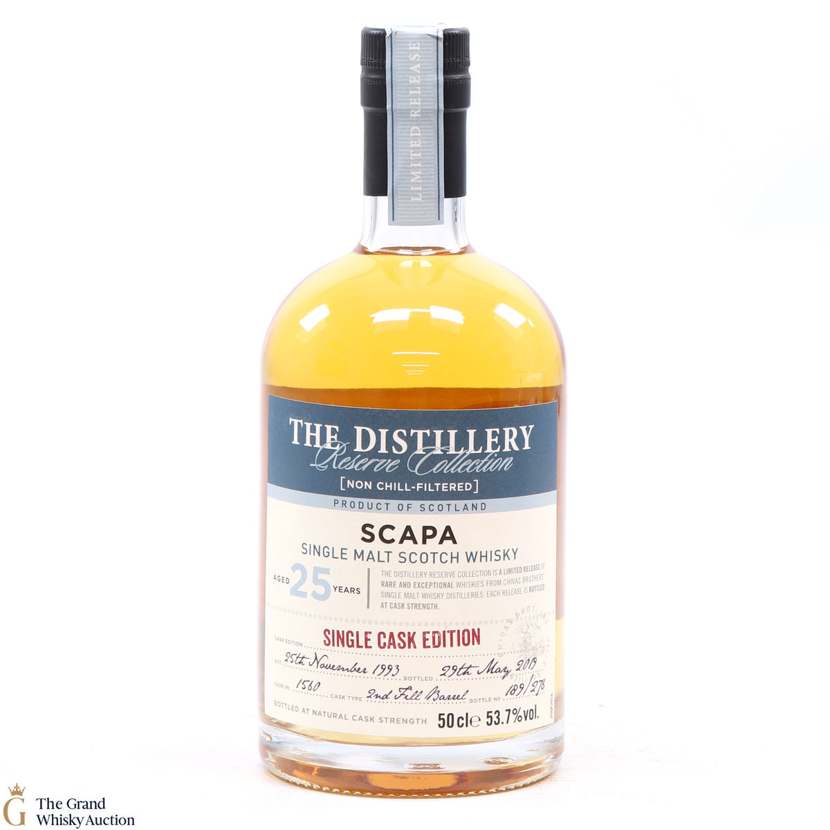 Scapa -25 Year Old 1993 - Single Cask #1560