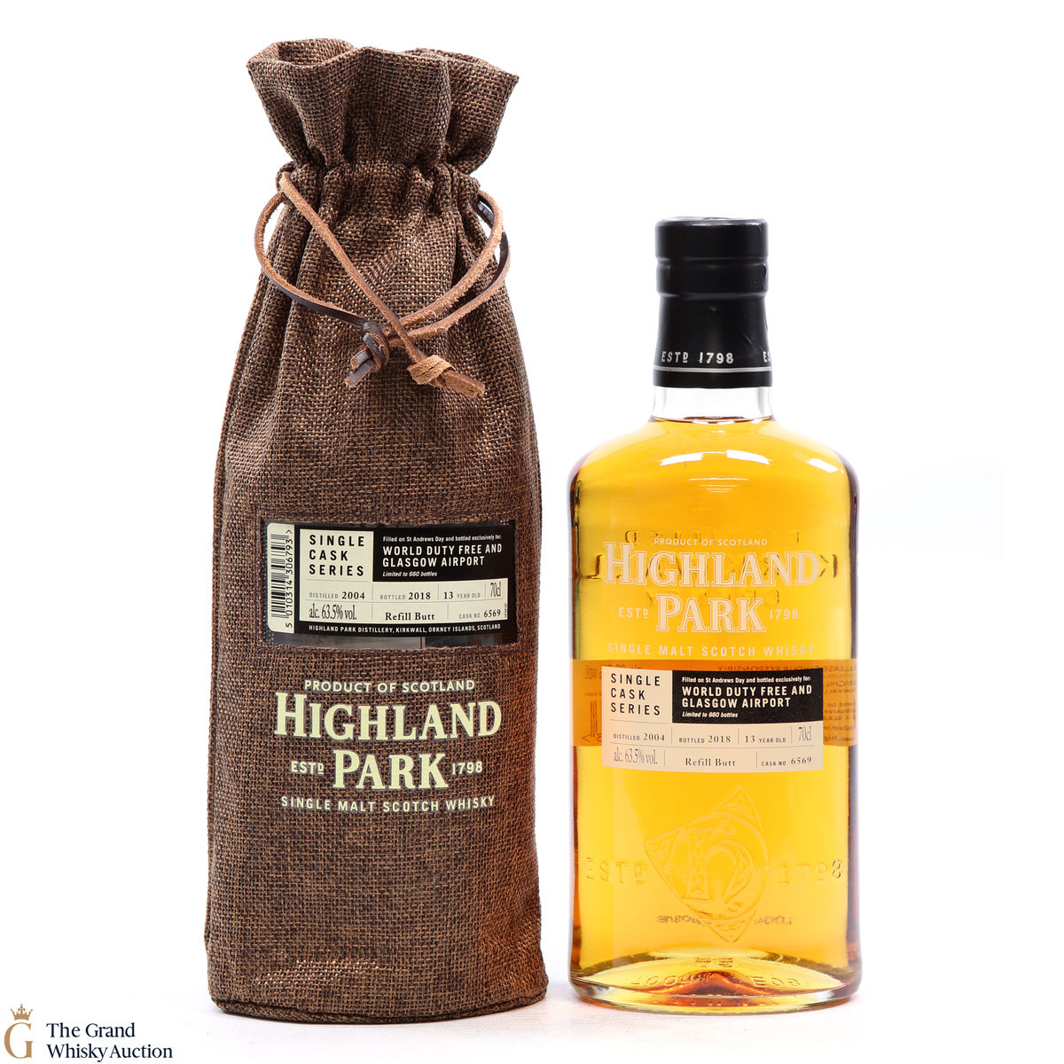 Highland Park - 13 Year Old - Single Cask #6569 - World Duty Free & Glasgow Airport