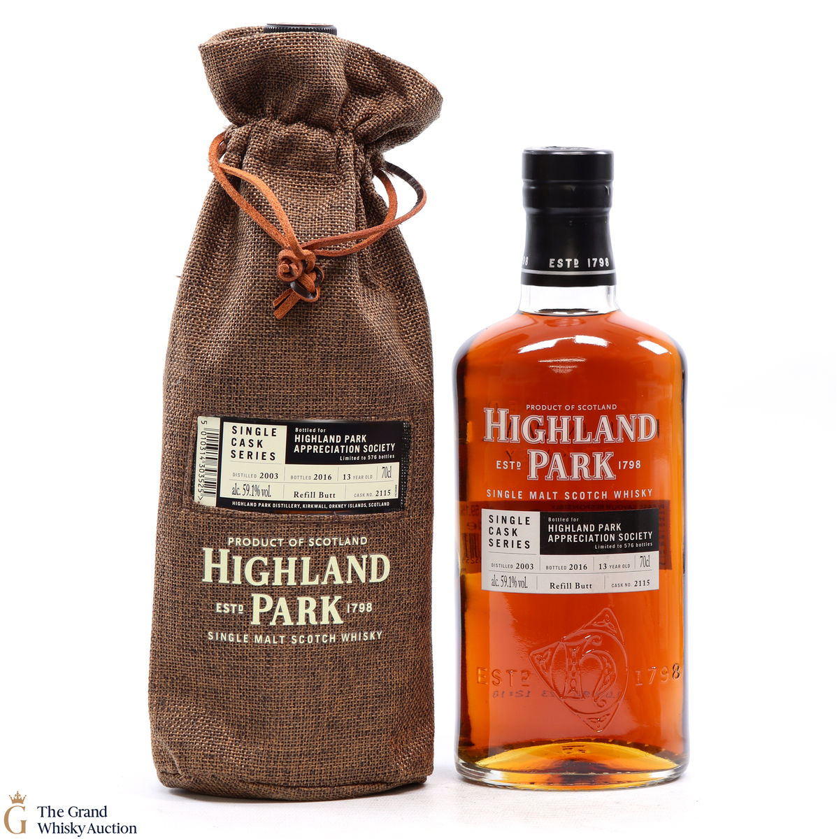 Highland Park - 13 Year Old - Single Cask #2115 - Highland Park Appreciation Society