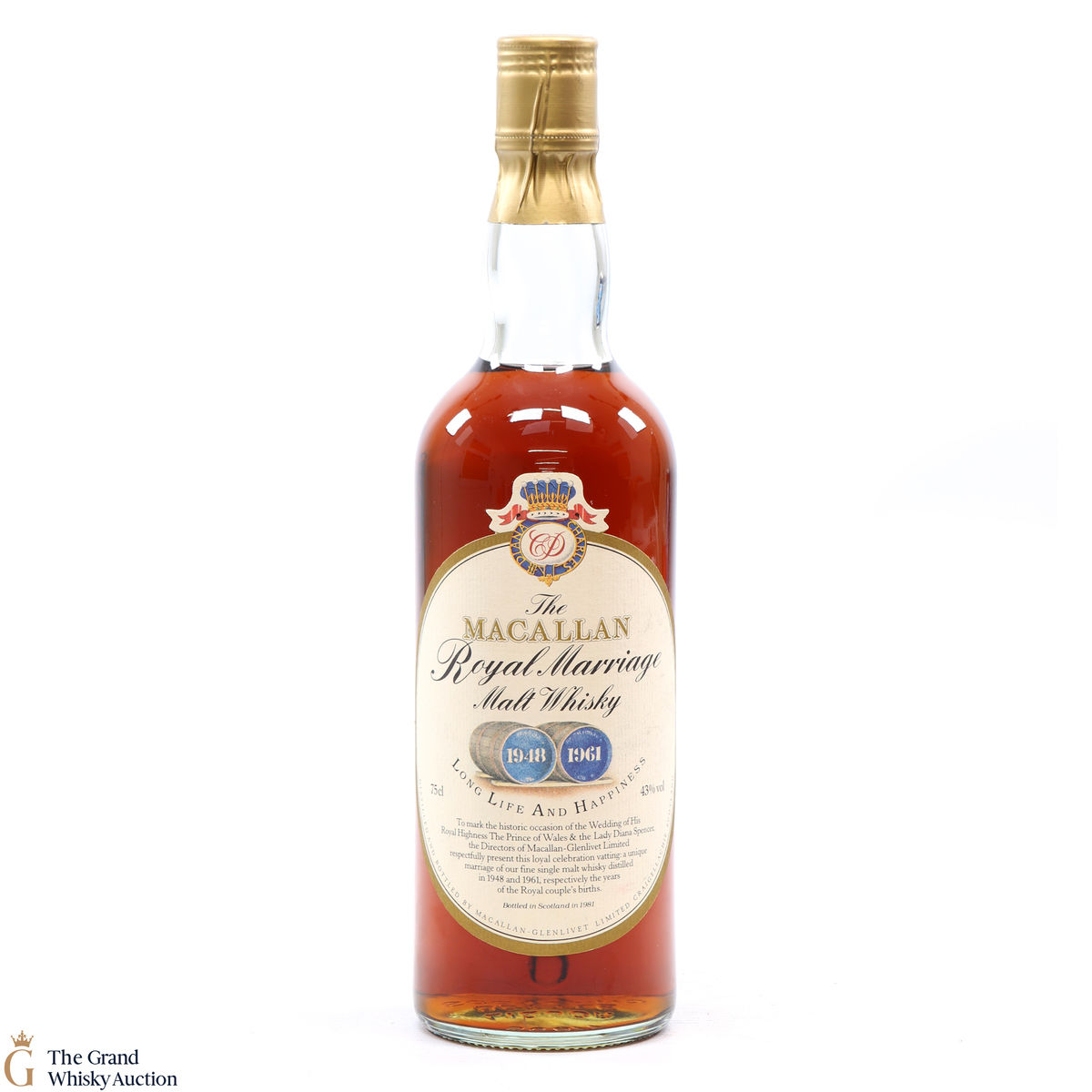 Macallan - 1948 - 1961 Royal Marriage 1981