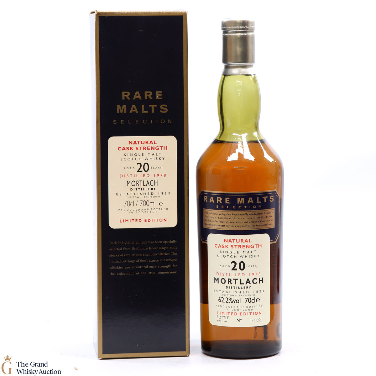 Mortlach - 20 Year Old - 1978 Rare Malts