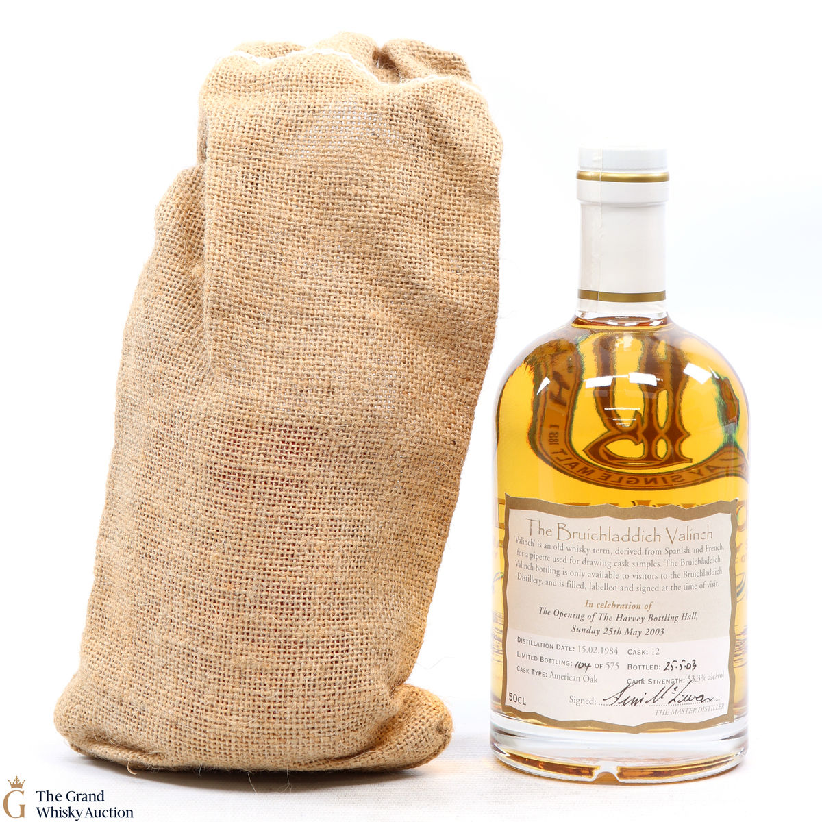 Bruichladdich - 1984 Valinch - Opening of The Harvey Bottling Hall