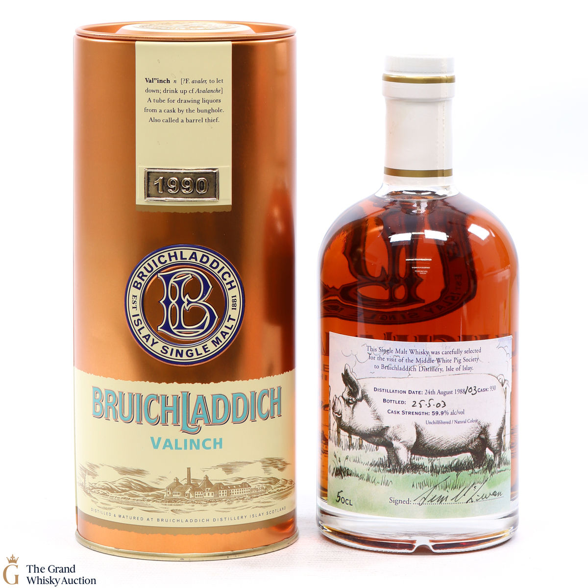 Bruichladdich - 1988 Valinch - Continuation of the Celebration "Babe" #930
