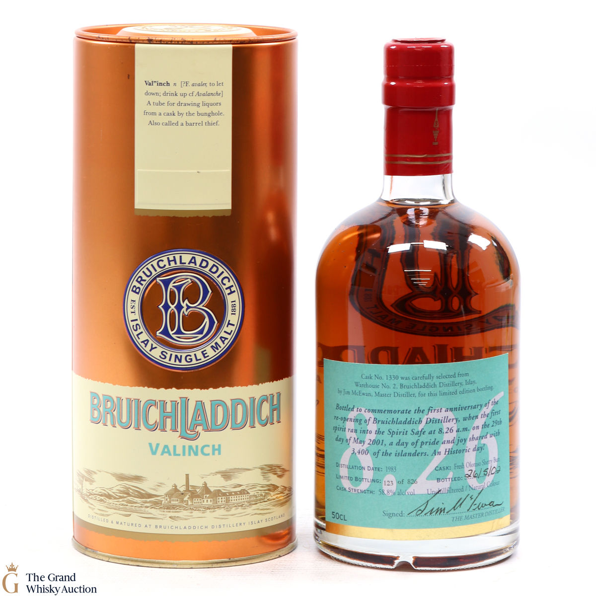 Bruichladdich - 8.26 Valinch 1st Anniversary of the Re-opening