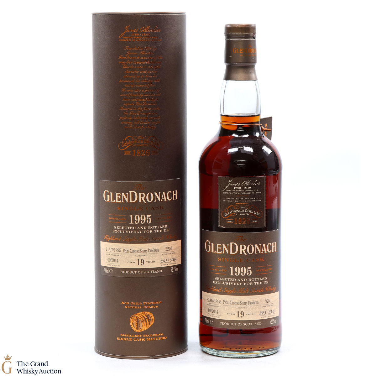 Glendronach -  19 Year Old 1995 - Single Cask #3250 - Uk Exclusive
