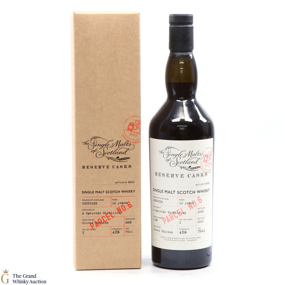 Speyside - 12 Year Old 2008 - Reserve Casks Parcel No. 6