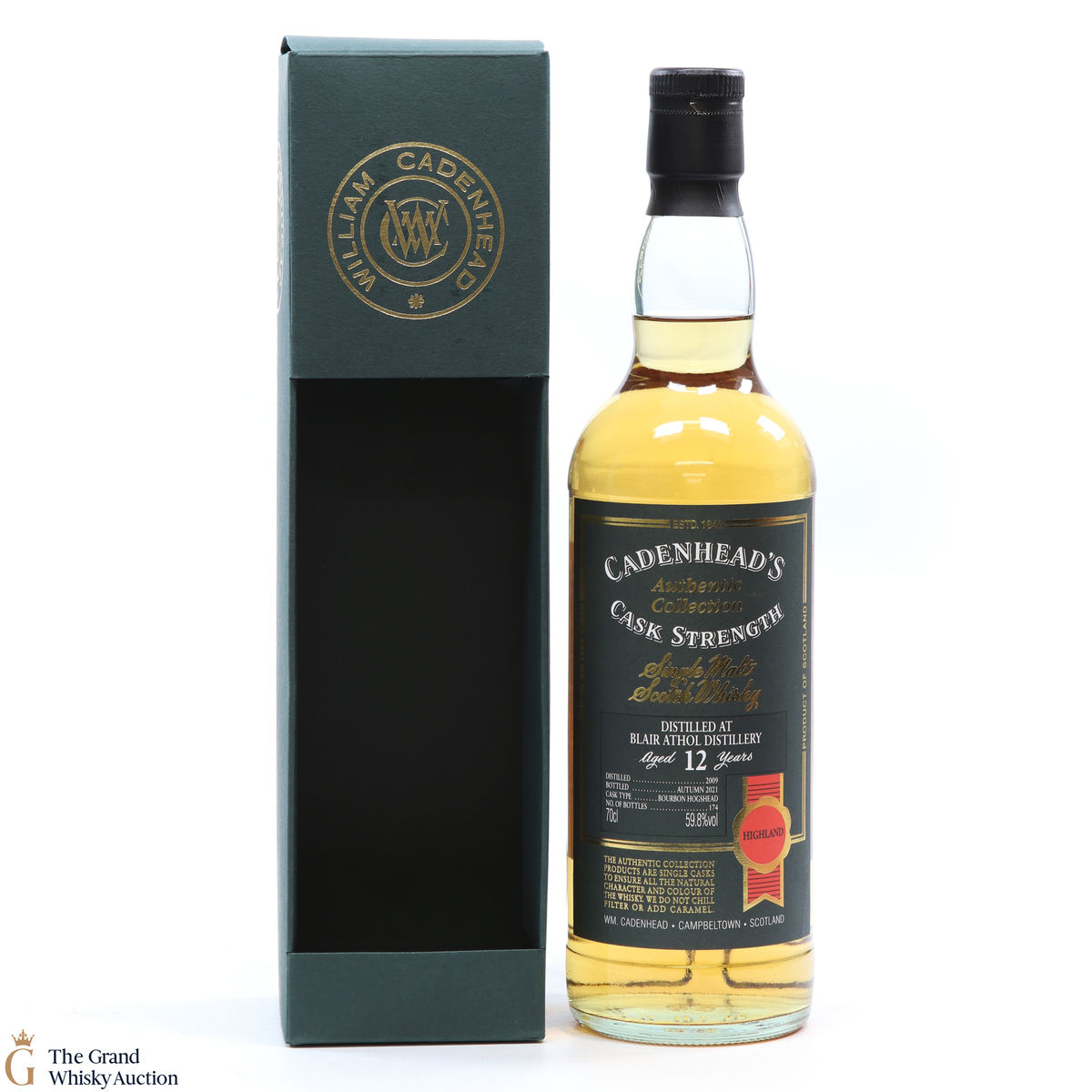 Blair Athol - 12 Year Old 2009 CAdenhead's 2021 Cask Strength Collection