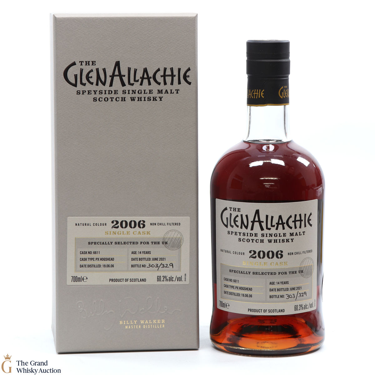 Glenallachie - 14 Year Old - #6611 Single Cask 2006 UK Exclusive