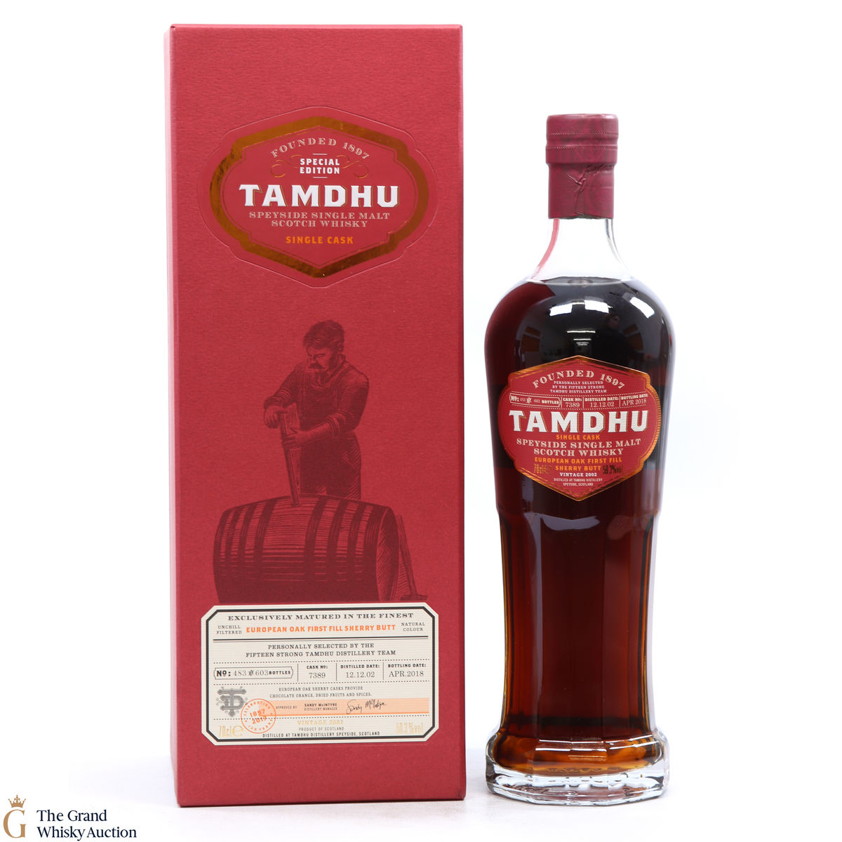 Tamdhu - 2002 Single Cask #7389 Distillery Team Selection