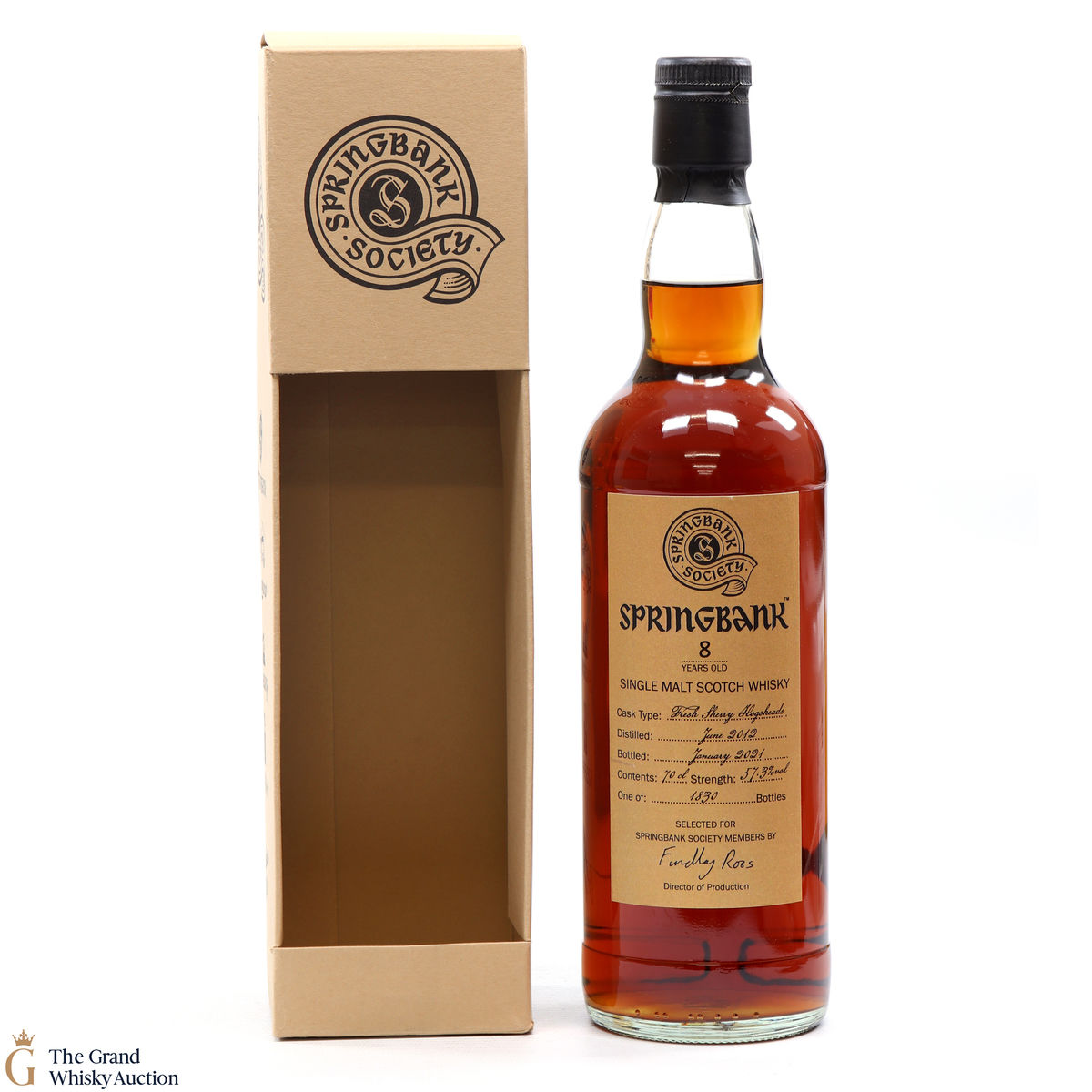 Springbank - 8 Year Old - 2012 Fresh Sherry Hogshead