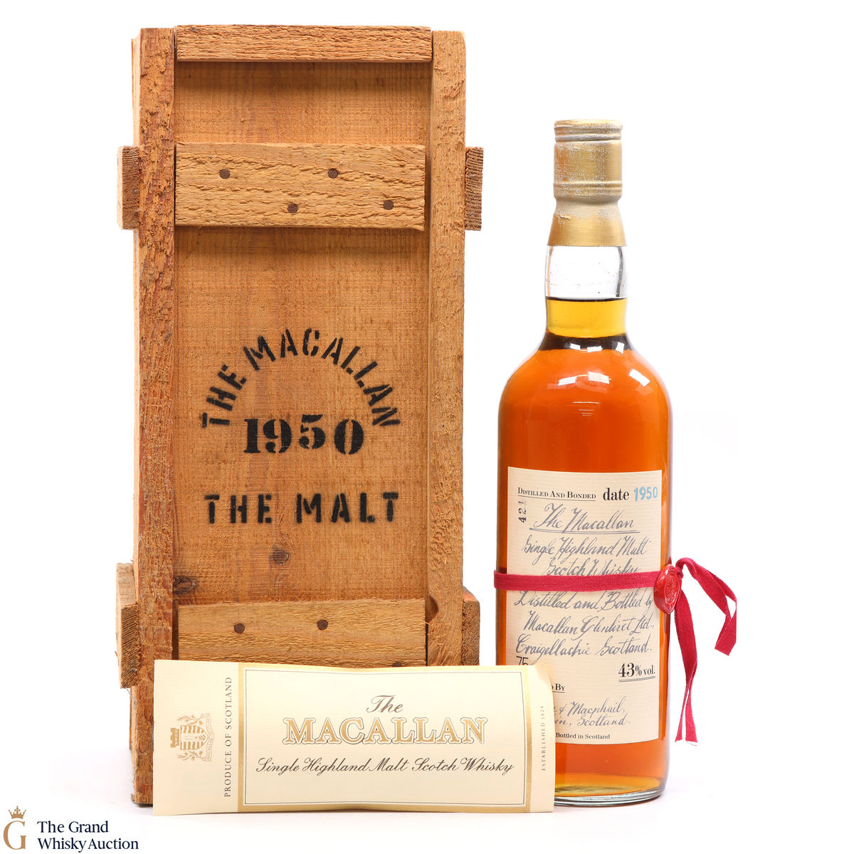 Macallan - 1950 Handwritten Label 75cl