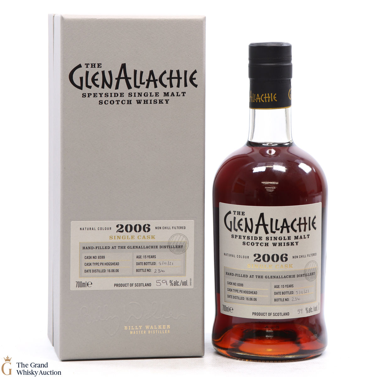 Glenallachie - 15 Year Old Hand Filled PX Hogshead 2006 #6599