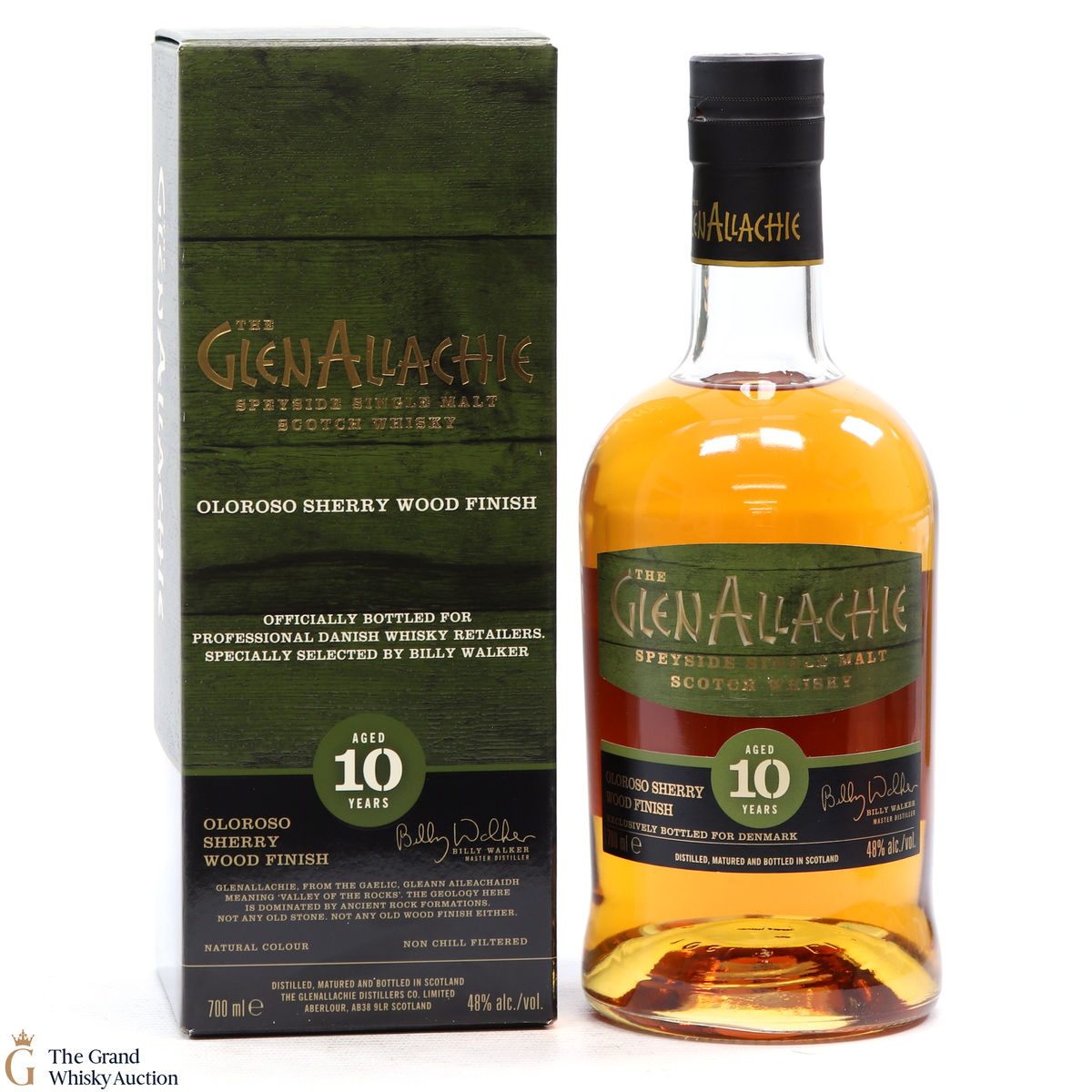 GlenAllachie - 10 Year Old Oloroso Finish Danish Retailers