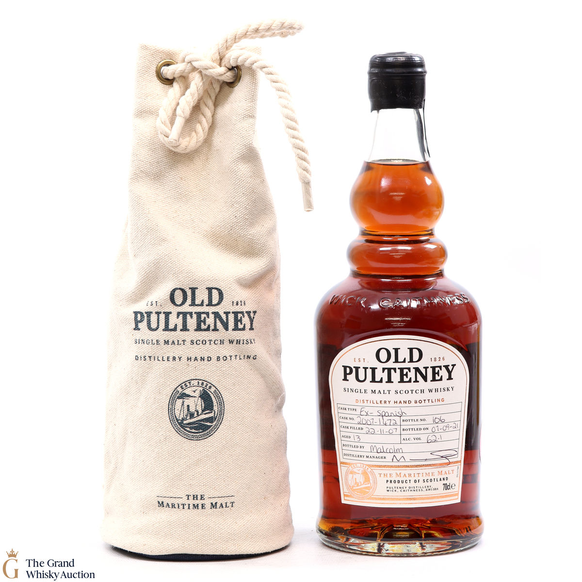 Old Pulteney - 13 Year Old 2007 Distillery Hand Fill #1472