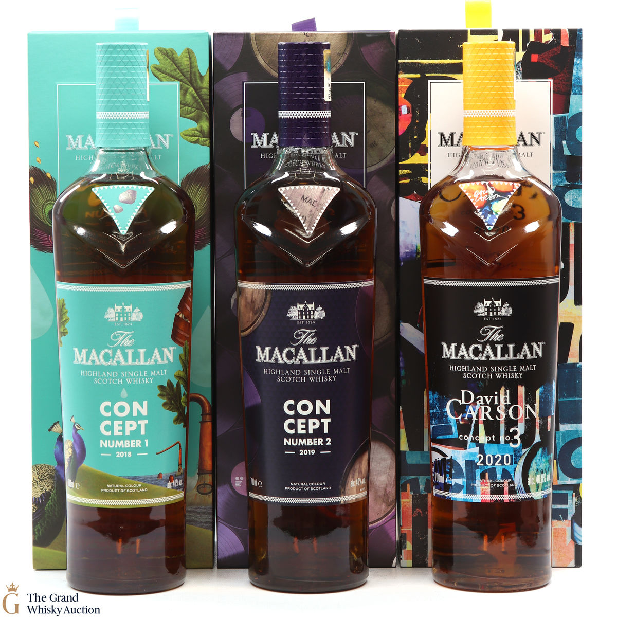 Macallan - Concept No.1, No.2 + No.3 (3 x 70cl)