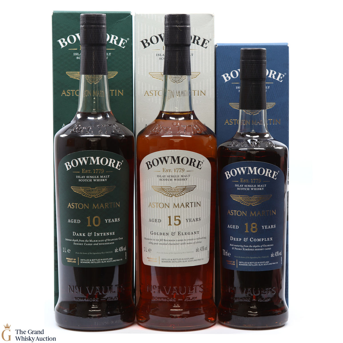 Bowmore - Aston Martin - Edition 1, 2 + 3