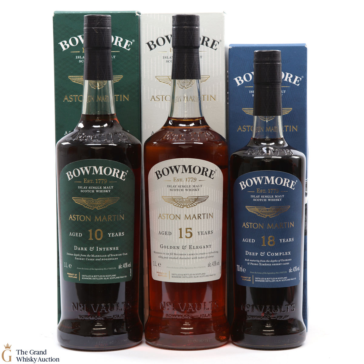 Bowmore - Aston Martin - Edition 1, 2 + 3