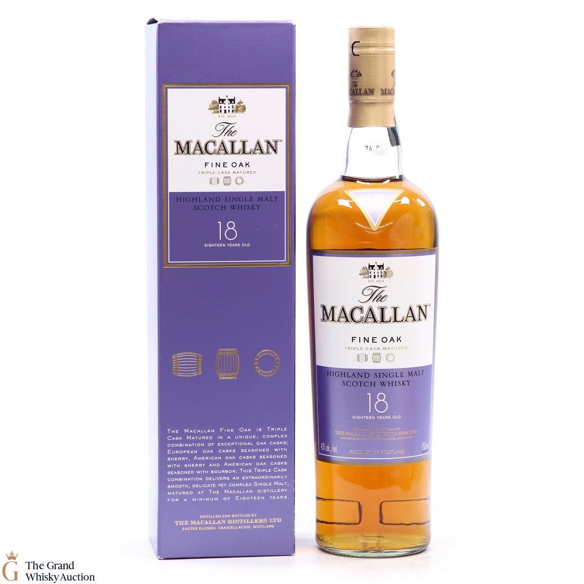 Macallan - 18 Year Old - Fine Oak 75cl