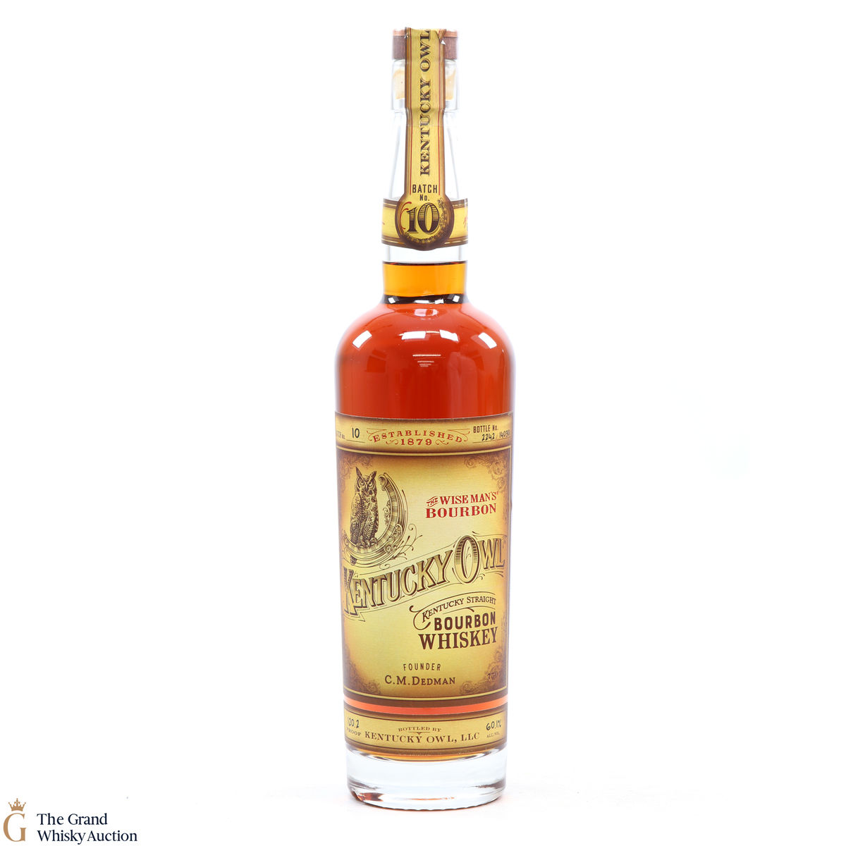 Kentucky Owl - Straight Bourbon Whiskey Batch #10 75cl