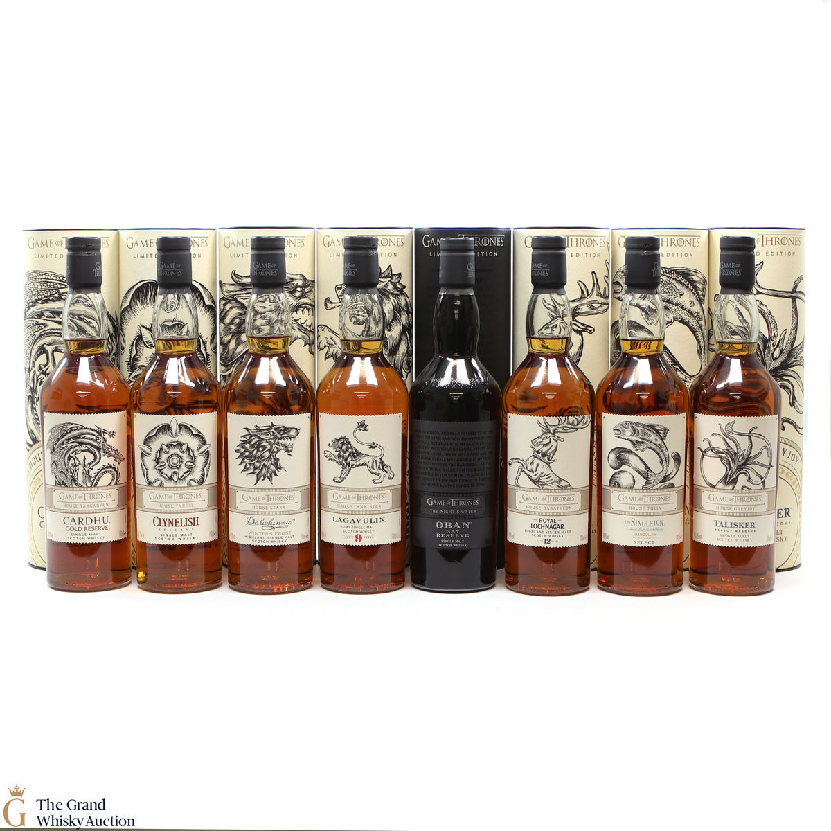 Game of Thrones - Limited Editions - 8 x 70cl