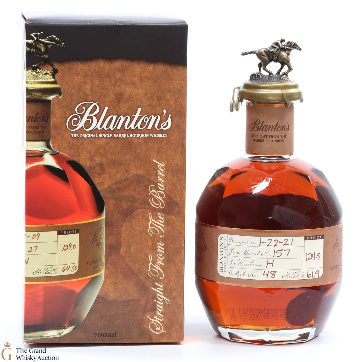 Blanton’s - Straight From The Barrel - Cask Strength #157 61.9%